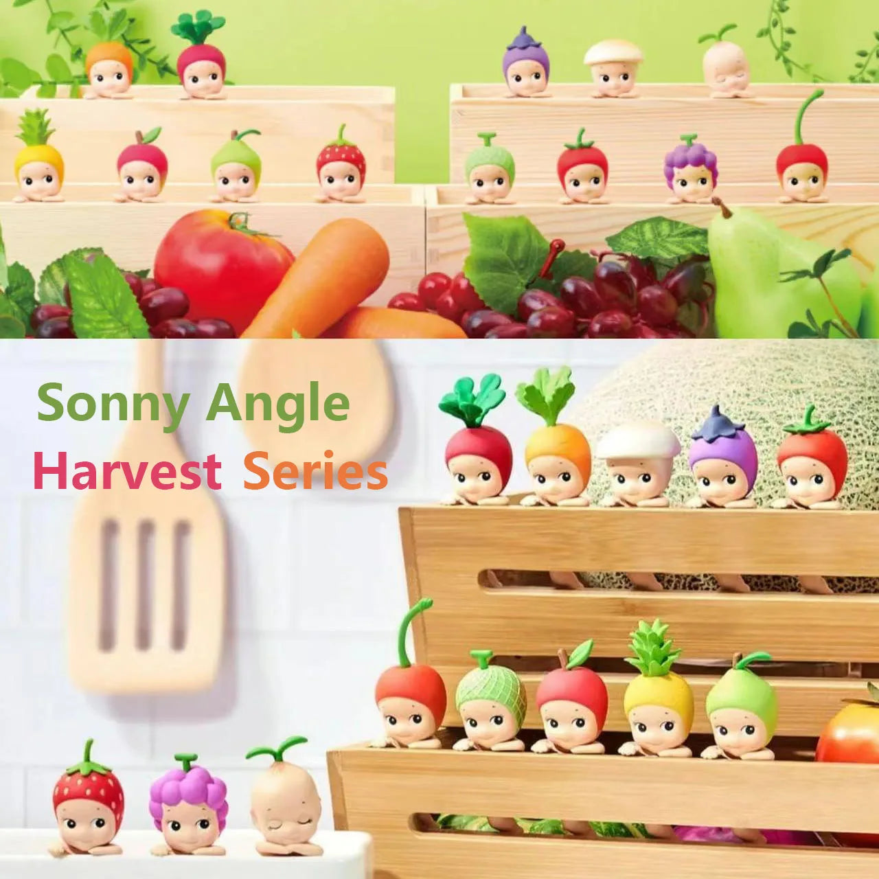 Sonny Angel Movil Hippers Blind Box Toys Harvest Series Anime Action Figures Ornaments Dolls Fans Children Christmas Gifts